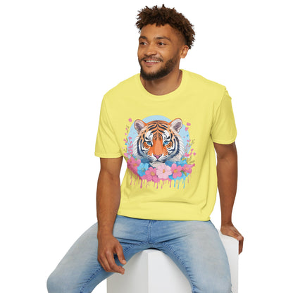 Tiger Shirt Unisex Softstyle T Shirt Gildan 64000 Animal Tee
