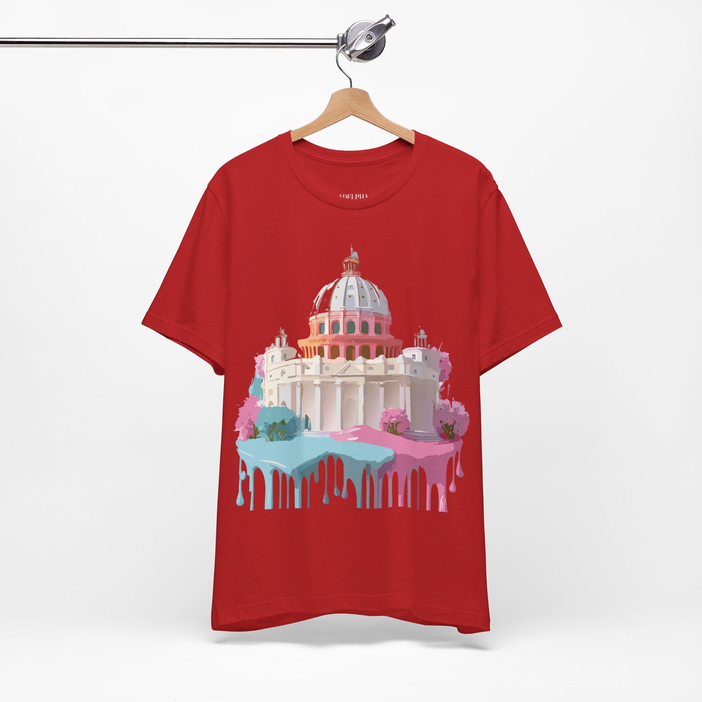 Natural Cotton Tee Shirt - Beautiful Places Collection - Rome