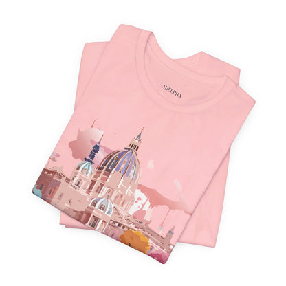 Natural Cotton Tee Shirt - Beautiful Places Collection - Vienna Printify