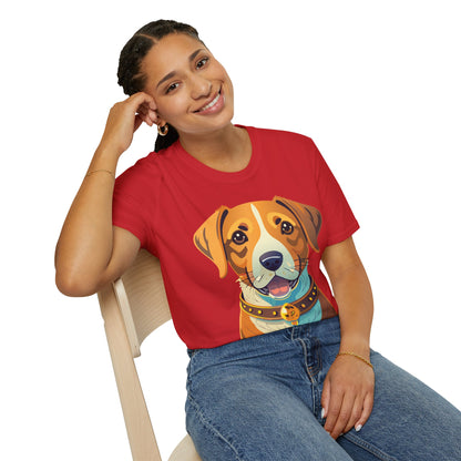 Dog Shirt Unisex Animal Tee Gildan Softstyle 64000 Cotton Tee