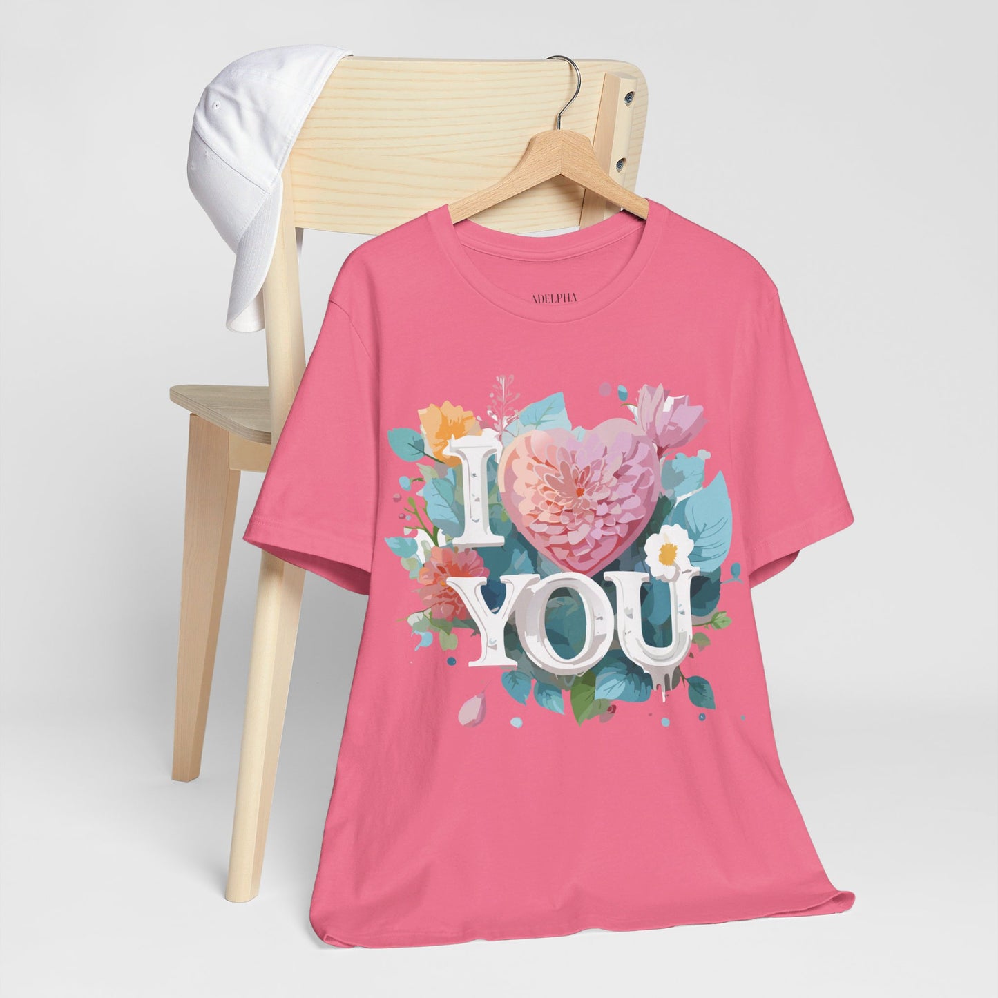 T-Shirt aus natürlicher Baumwolle – Love Story-Kollektion