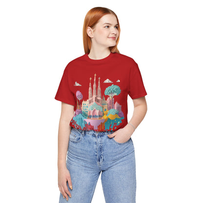 Tourist Shirt, Shirt with Barcelona - ADELPHA