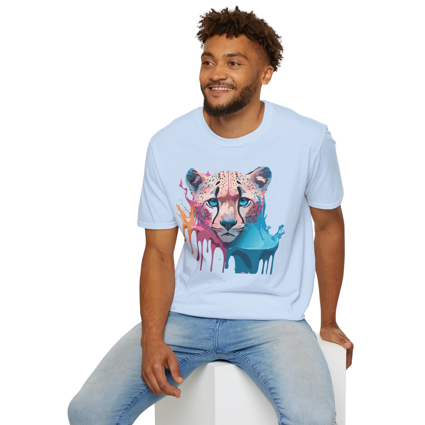 Cheetah Shirt, Shirt with Cheetah, Cheetah Tee, Shirt with Animals