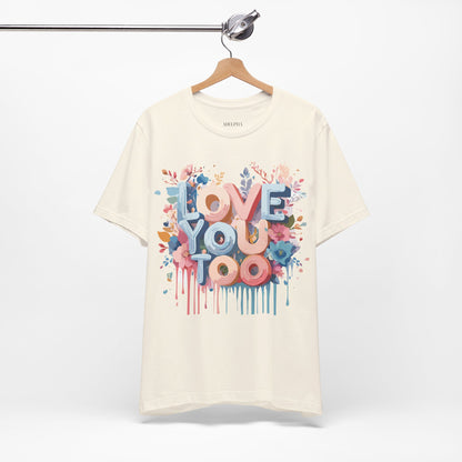 Natural Cotton Tee Shirt - Love story Collection Printify
