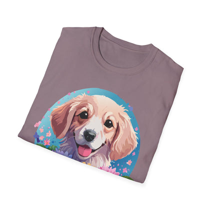 Unisex Dog Shirt Animal Tee Gildan Softstyle 64000 100 Percent Cotton