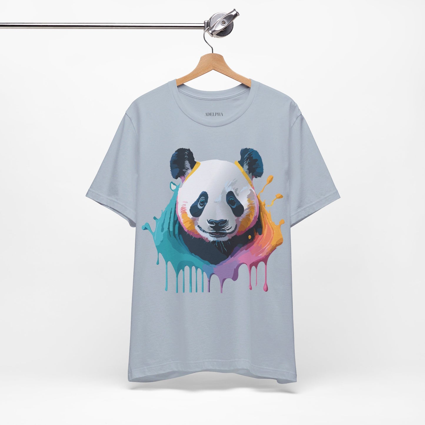 T-Shirt aus natürlicher Baumwolle mit Panda