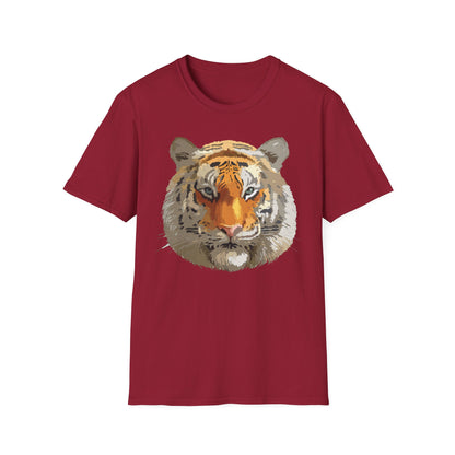Unisex Tiger Shirt Animal Print Tee Gildan Softstyle Cotton Quality