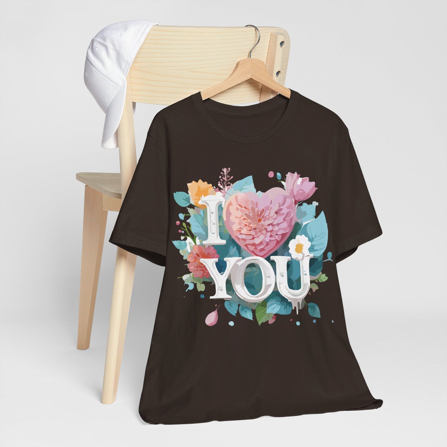 T-Shirt aus natürlicher Baumwolle – Love Story Collection