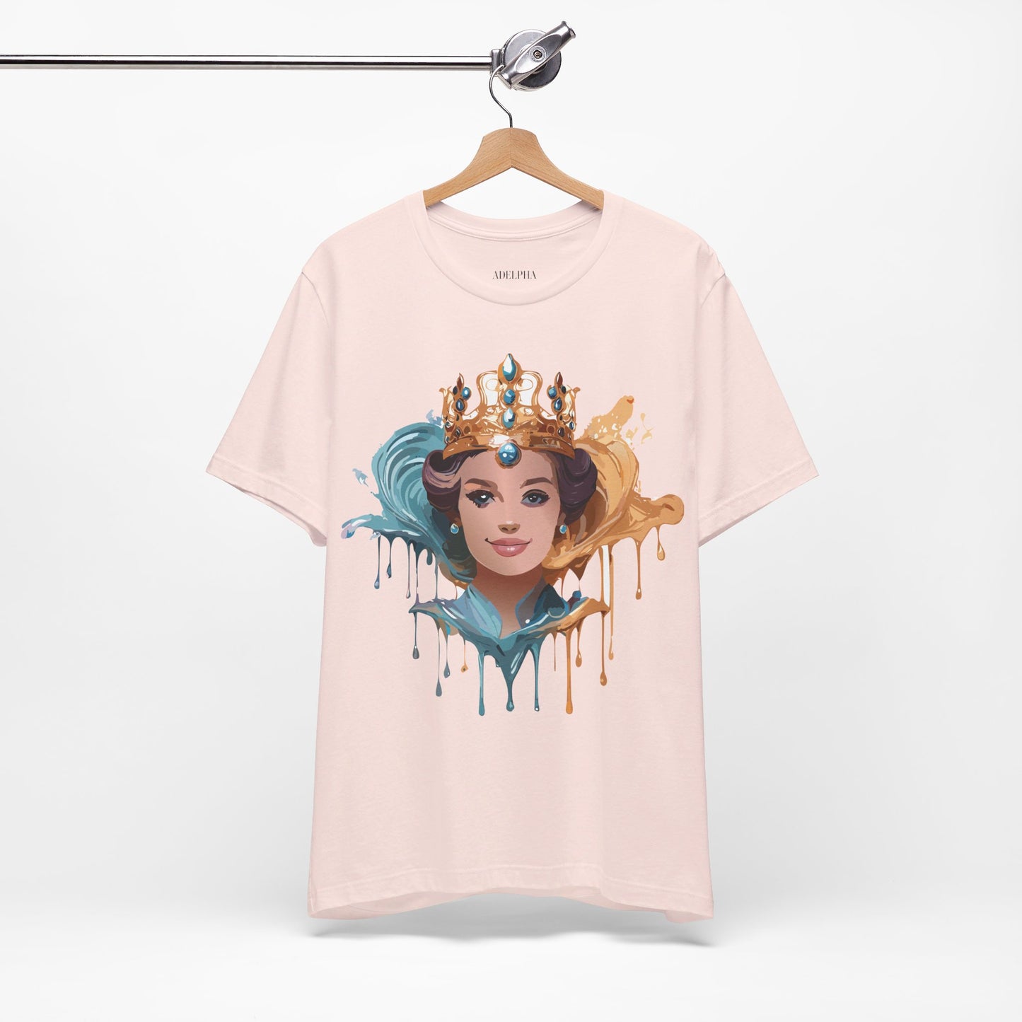 T-Shirt aus natürlicher Baumwolle – Queen Collection