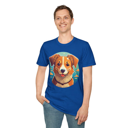 Dog Shirt Unisex Animal Tee One Hundred Percent Cotton Softstyle Gildan 64000