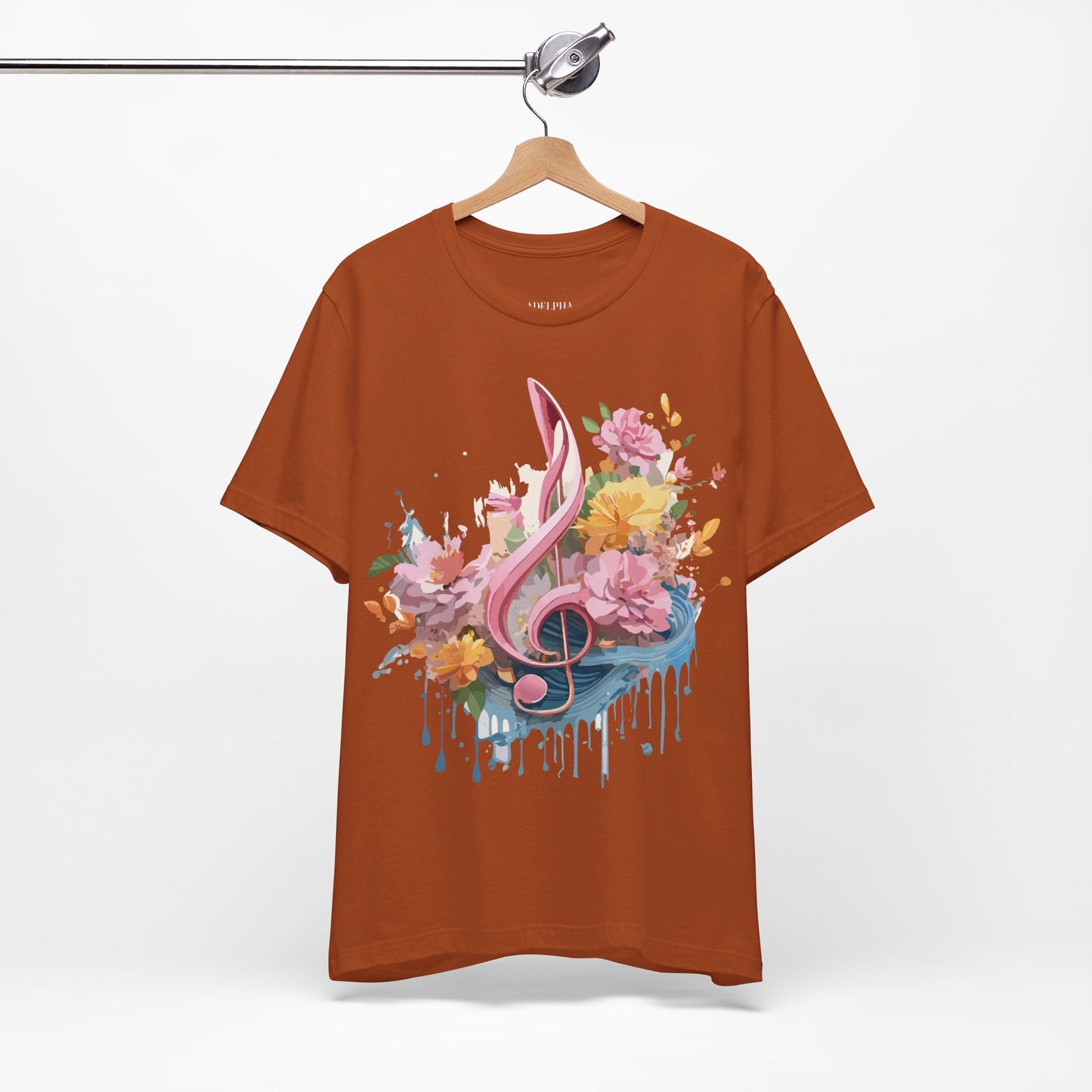 Natural Cotton Tee Shirt - Music Collection