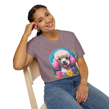 Dog Shirt With Animals Unisex Softstyle Tee 100 Percent Cotton Gildan 64000