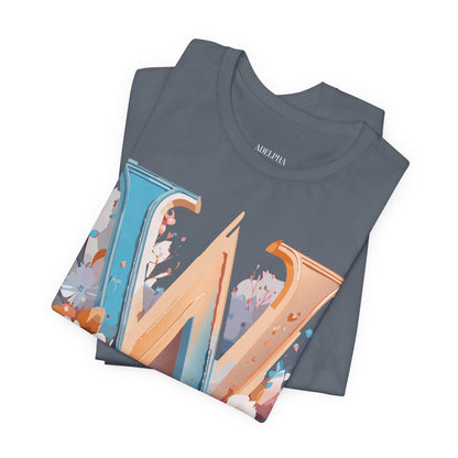 Natural Cotton Tee Shirt - Letters Collection - W Printify