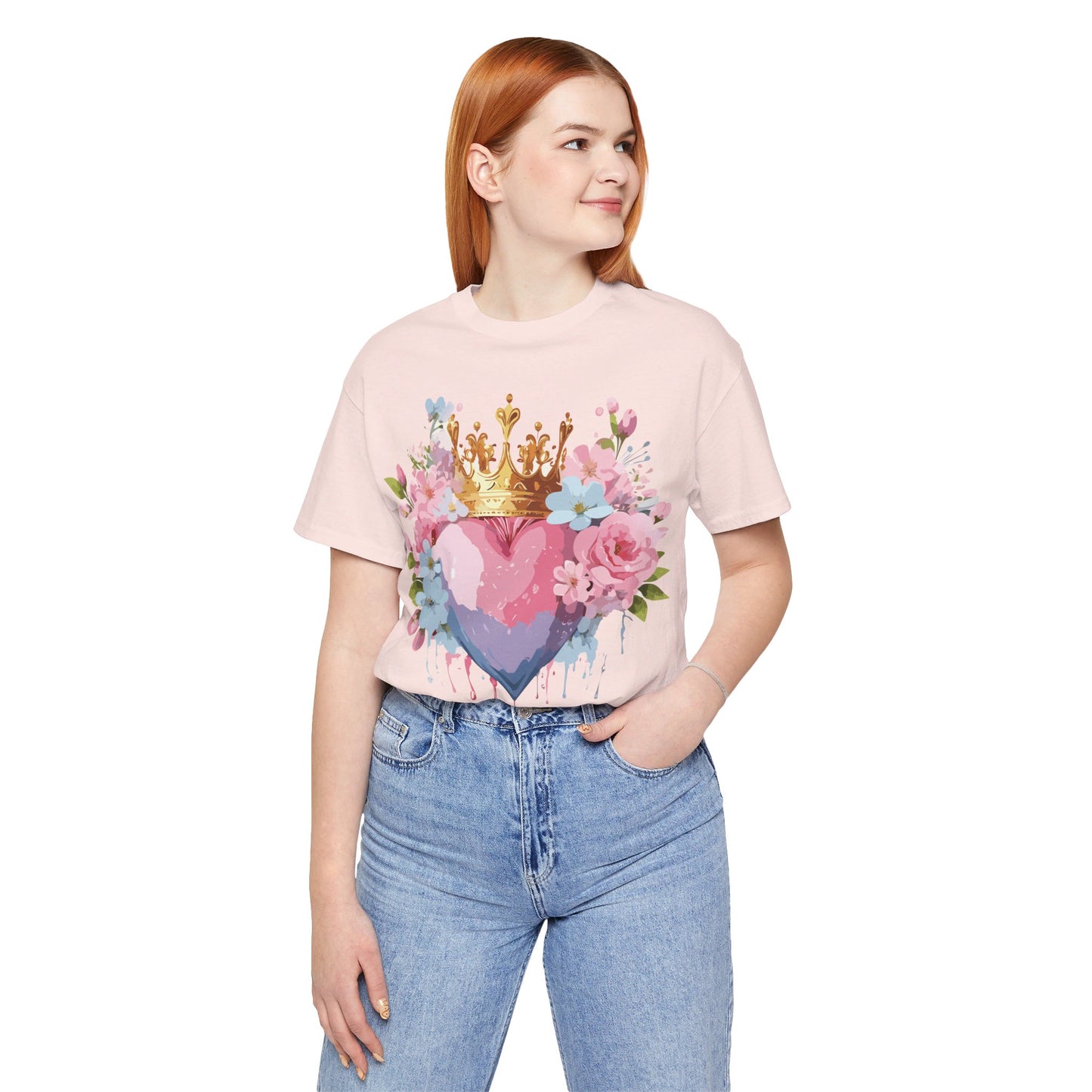 Natural Cotton Tee Shirt - Love story Collection