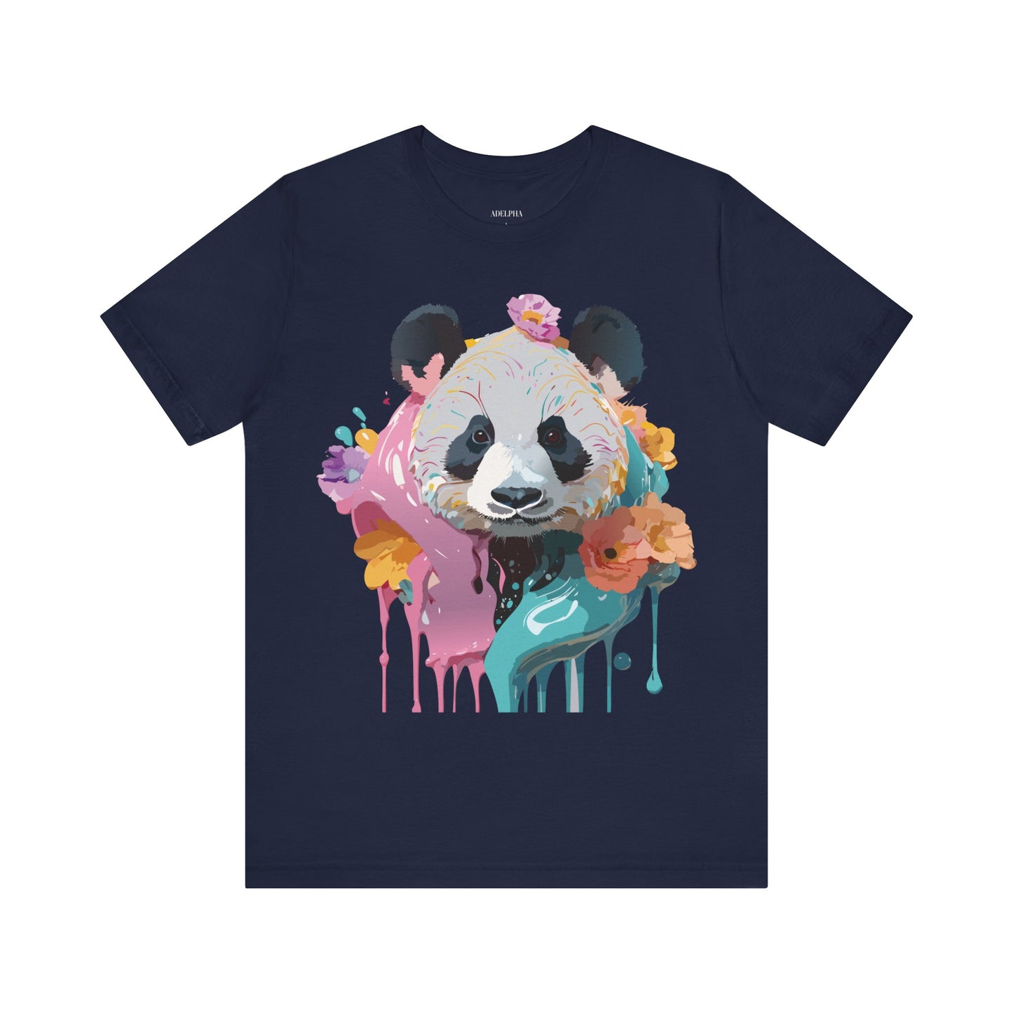 T-shirt en coton naturel avec panda