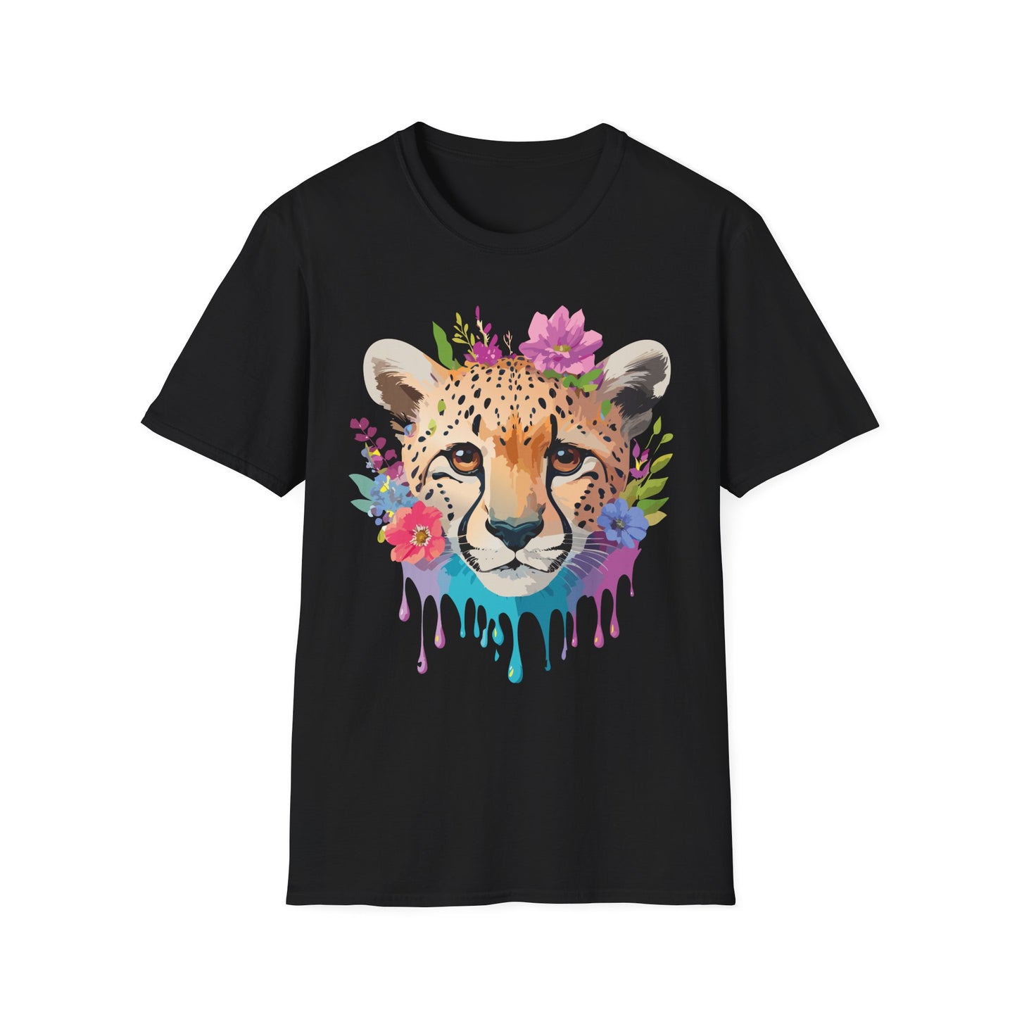 Cheetah Shirt, Shirt with Cheetah, Cheetah Tee, Shirt with Animals
