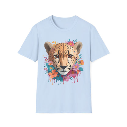 Cheetah Print Unisex Softstyle Tee Gildan 64000 Cotton Short Sleeve Shirt