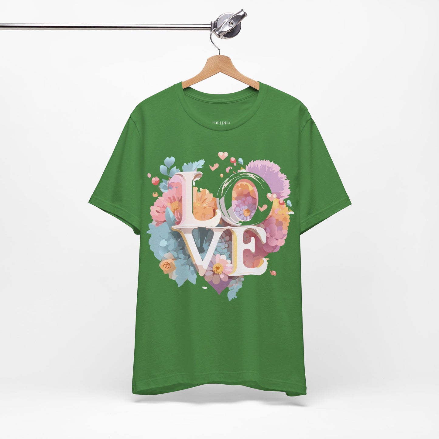 T-Shirt aus natürlicher Baumwolle – Love Story Collection