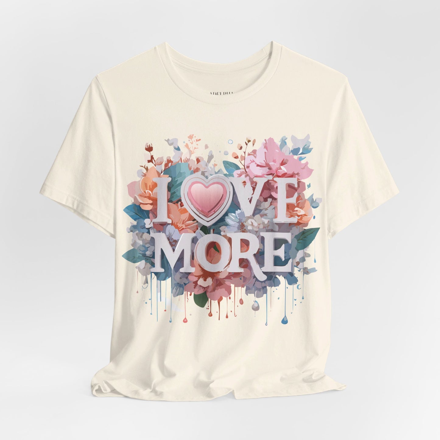 T-shirt en coton naturel - Collection Love story