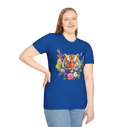 Tiger Shirt Unisex Gildan Softstyle Tee 100 Percent Ring Spun Cotton
