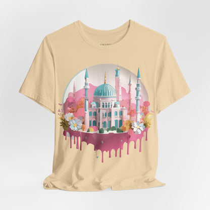 Natural Cotton Tee Shirt - Istanbul, Turkey Printify