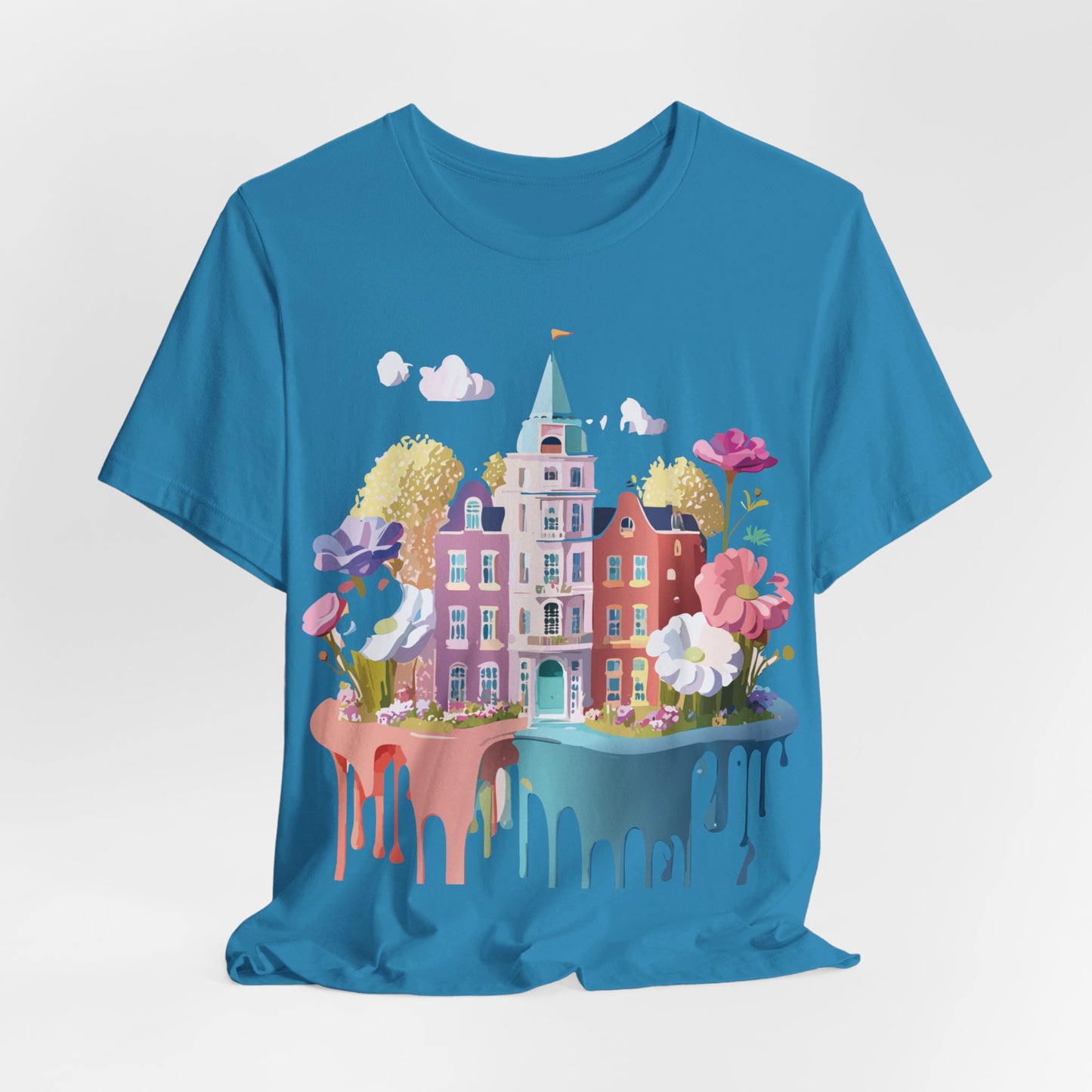 Natural Cotton Tee Shirt - Beautiful Places Collection - Amsterdam