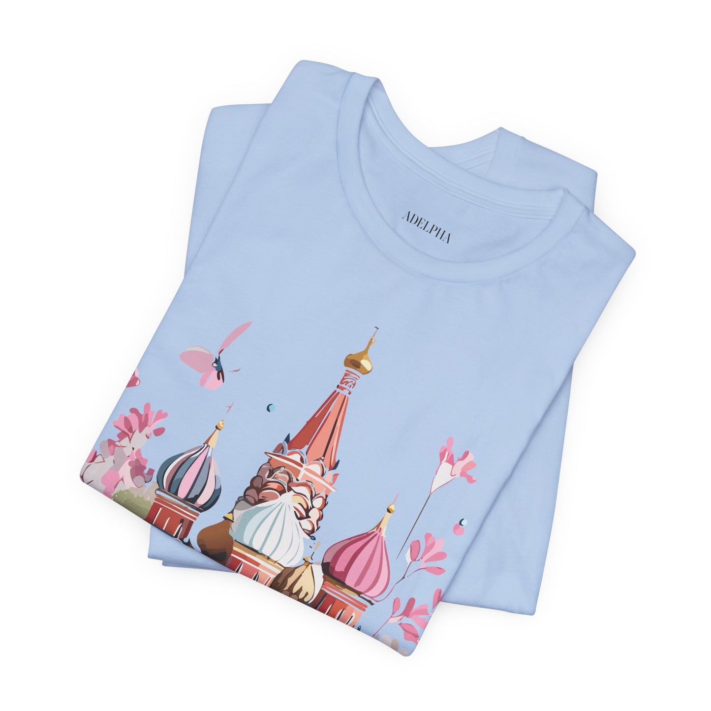 Natural Cotton Tee Shirt - Beautiful Places Collection - Moscow