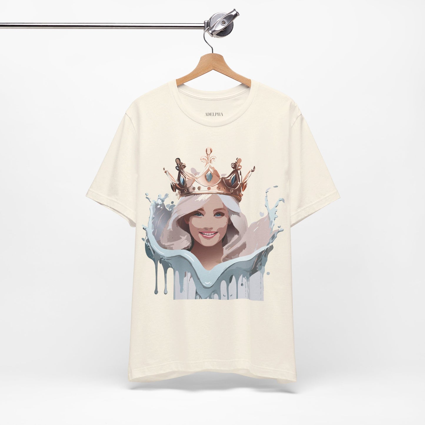 T-shirt en coton naturel - Collection Queen