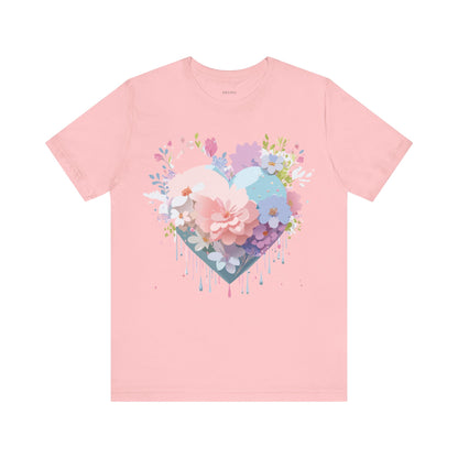 Natural Cotton Tee Shirt - Love story Collection Printify