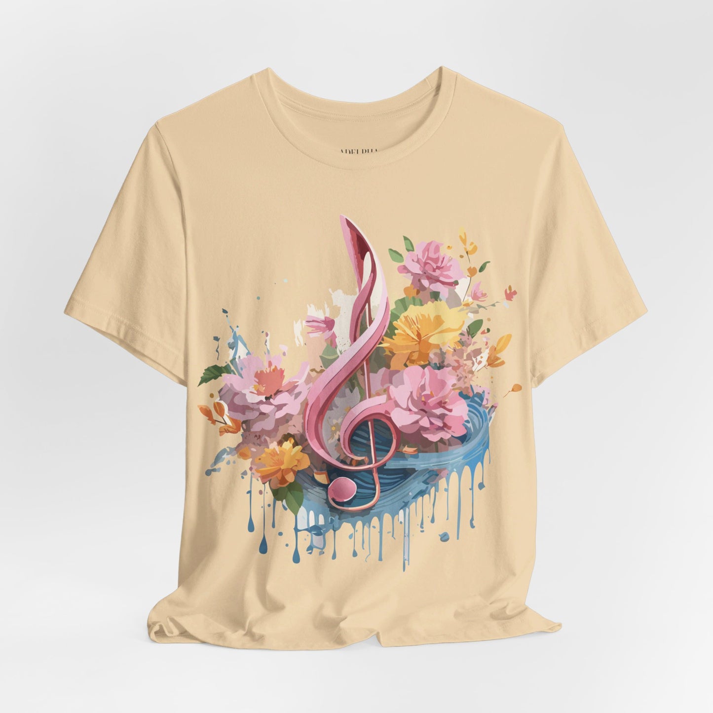 Natural Cotton Tee Shirt - Music collection