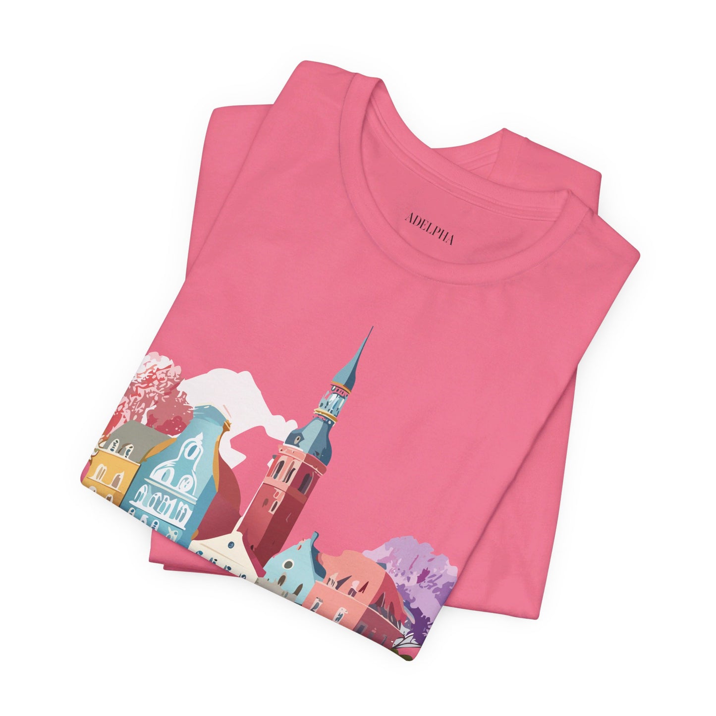 Natural Cotton Tee Shirt - Beautiful Places Collection - Warnemünde and Rostock - Germany