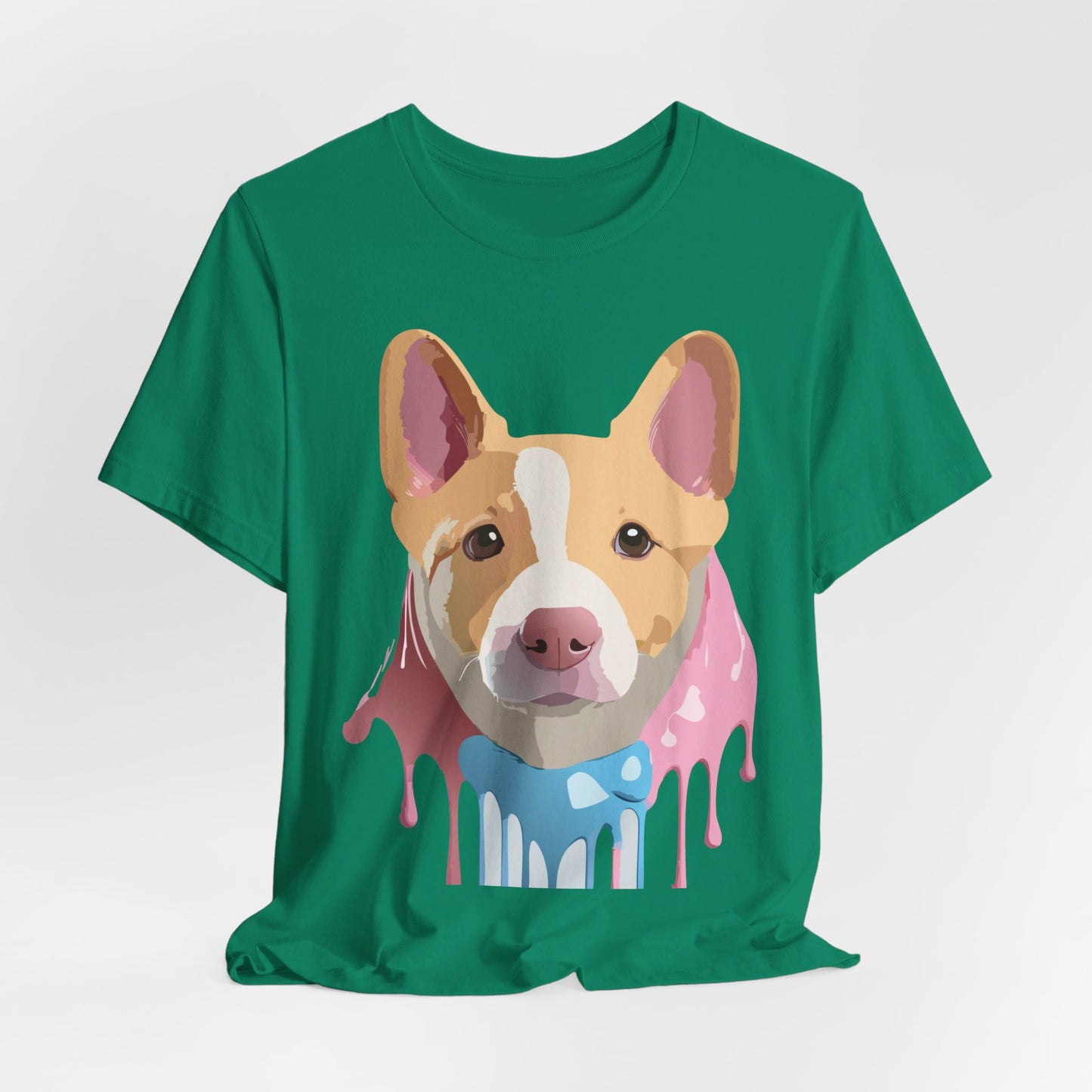 T-shirt en coton naturel avec chien