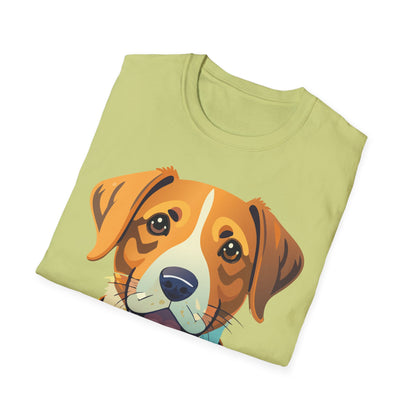 Dog Shirt Unisex Animal Tee Gildan Softstyle 64000 Cotton Tee