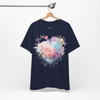 Natural Cotton Tee Shirt - Love Story Collection Printify
