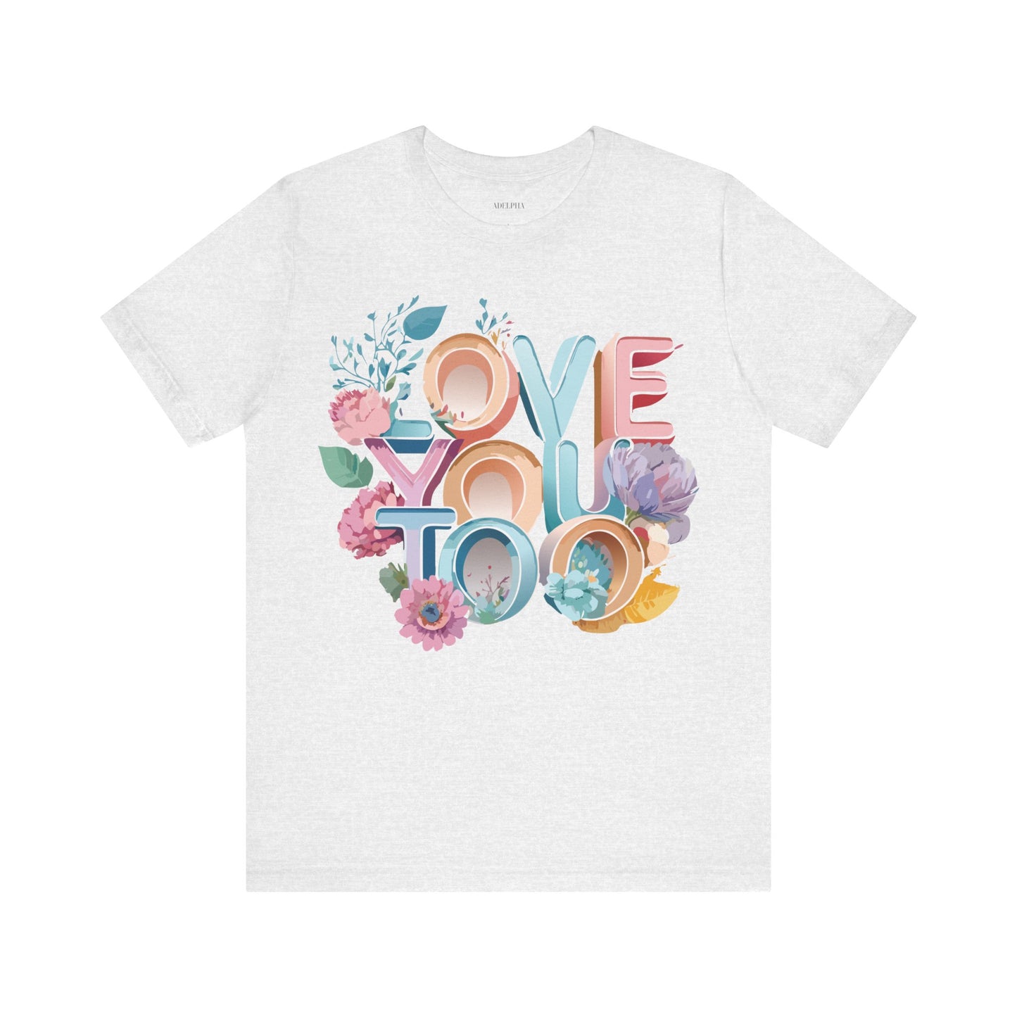 T-Shirt aus natürlicher Baumwolle – Love Story-Kollektion