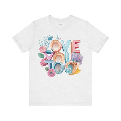 Natural Cotton Tee Shirt - Love story Collection Printify
