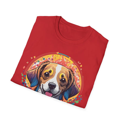 Dog Shirt Unisex Animal Tee Gildan 64000 Softstyle Ring Spun Cotton