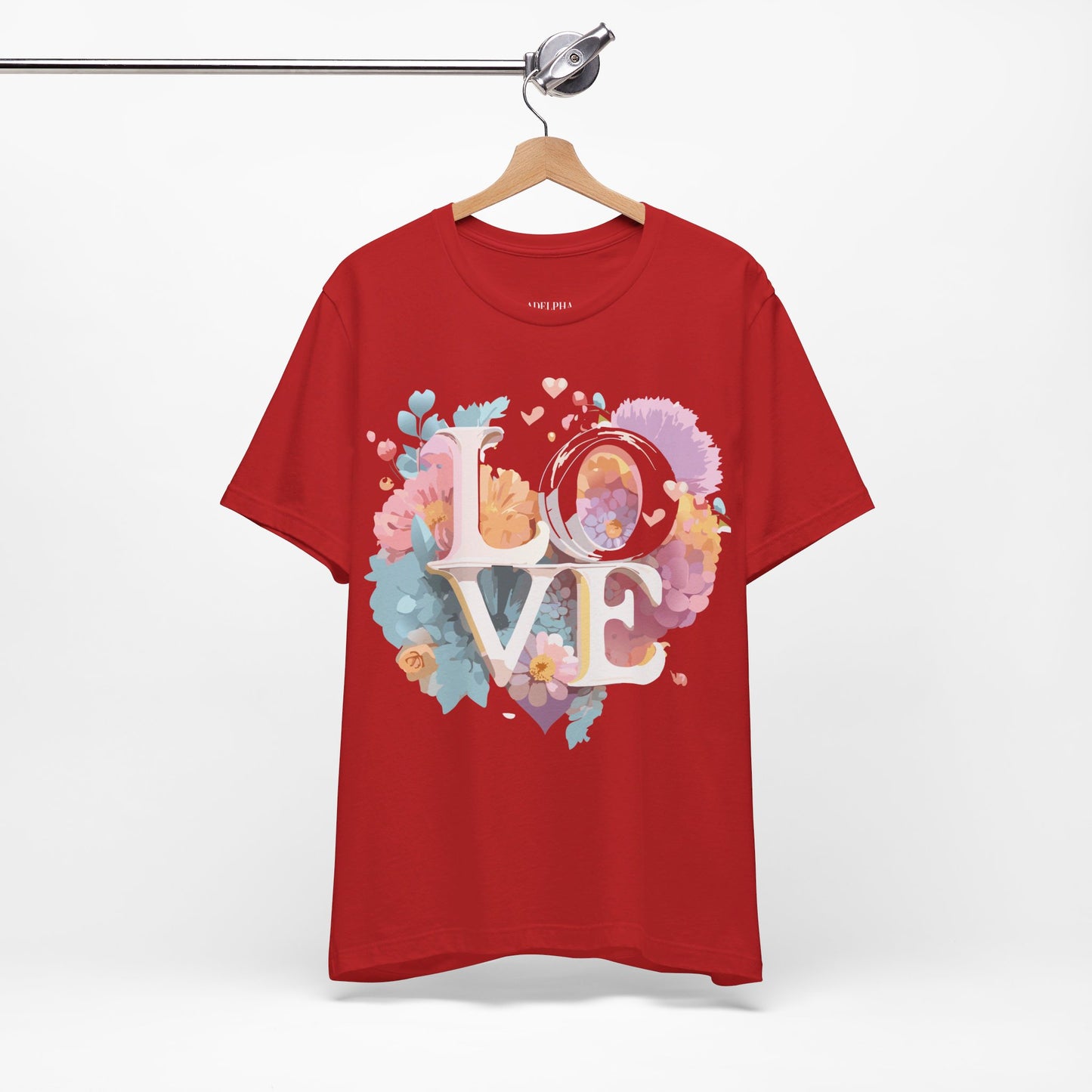 T-Shirt aus natürlicher Baumwolle – Love Story Collection