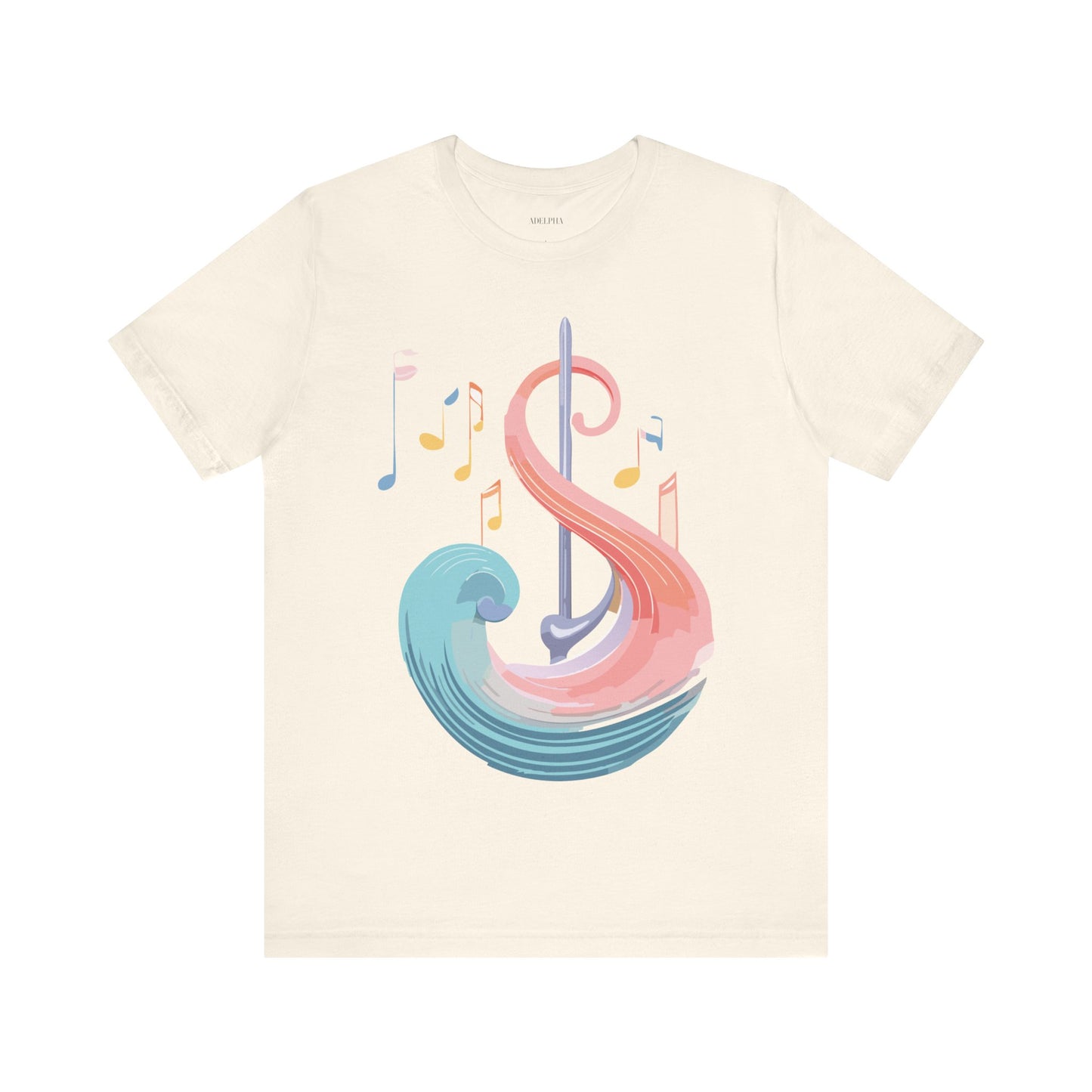 Natural Cotton Tee Shirt - Music collection