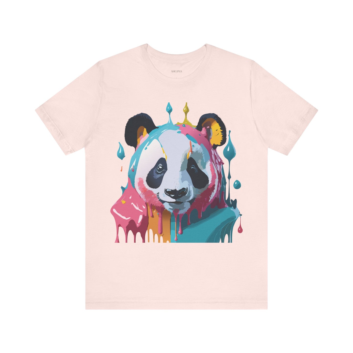 T-shirt en coton naturel avec panda