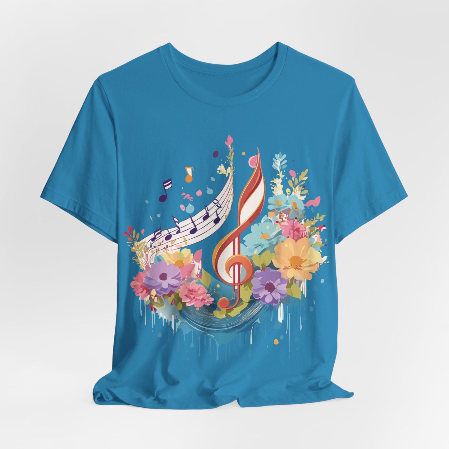 Natural Cotton Tee Shirt - Music Collection