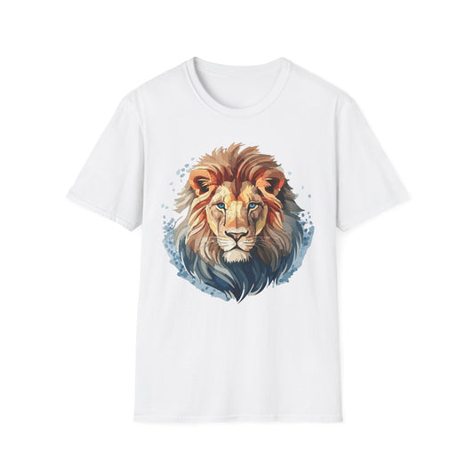 Lion Shirt, Shirt with Lion, Floral Lion Tee, Shirt with Animals