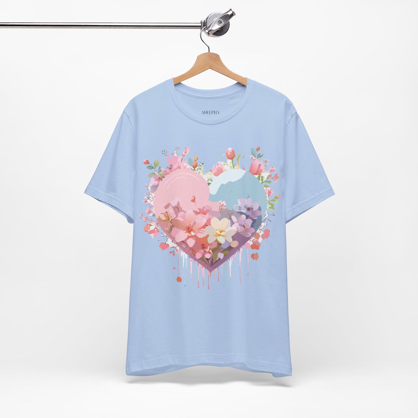 T-shirt en coton naturel - Collection Love story