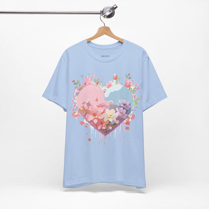 Natural Cotton Tee Shirt - Love story Collection Printify