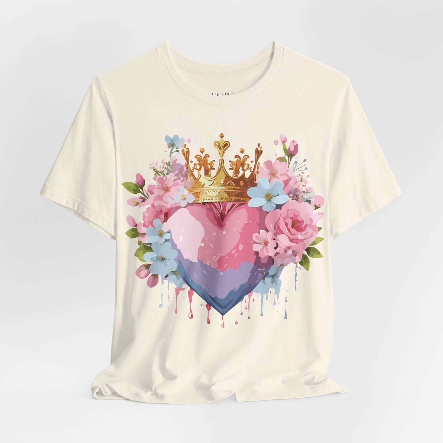 Natural Cotton Tee Shirt - Love story Collection