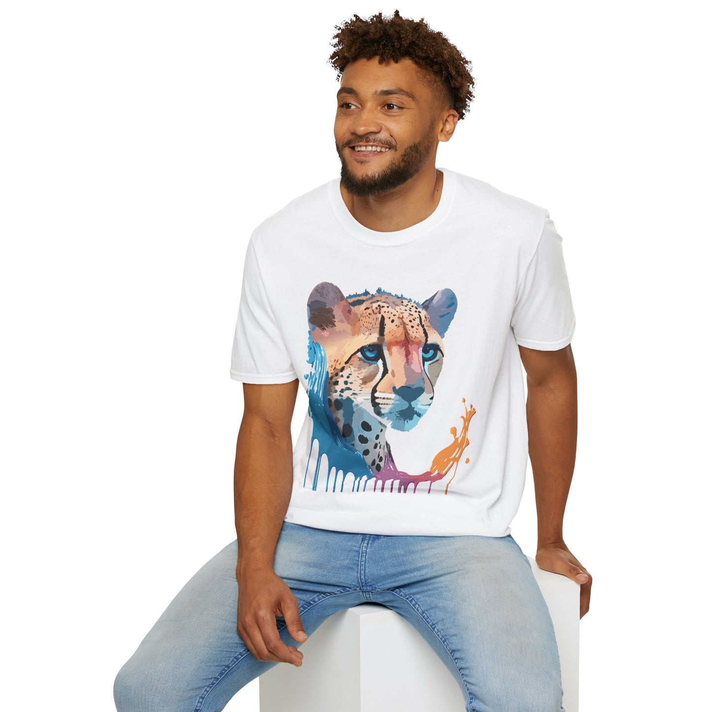 Cheetah Shirt, Shirt with Cheetah, Cheetah Tee, Shirt with Animals