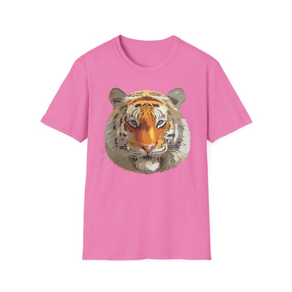 Unisex Tiger Shirt Animal Print Tee Gildan Softstyle Cotton Quality