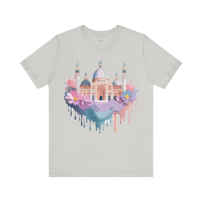 Natural Cotton Tee Shirt - Beautiful Places Collection - Venice Printify