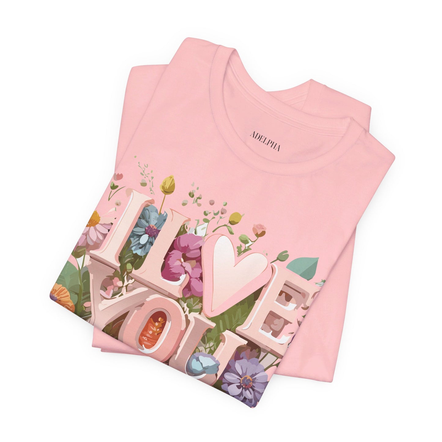 Natural Cotton Tee Shirt - Love story Collection