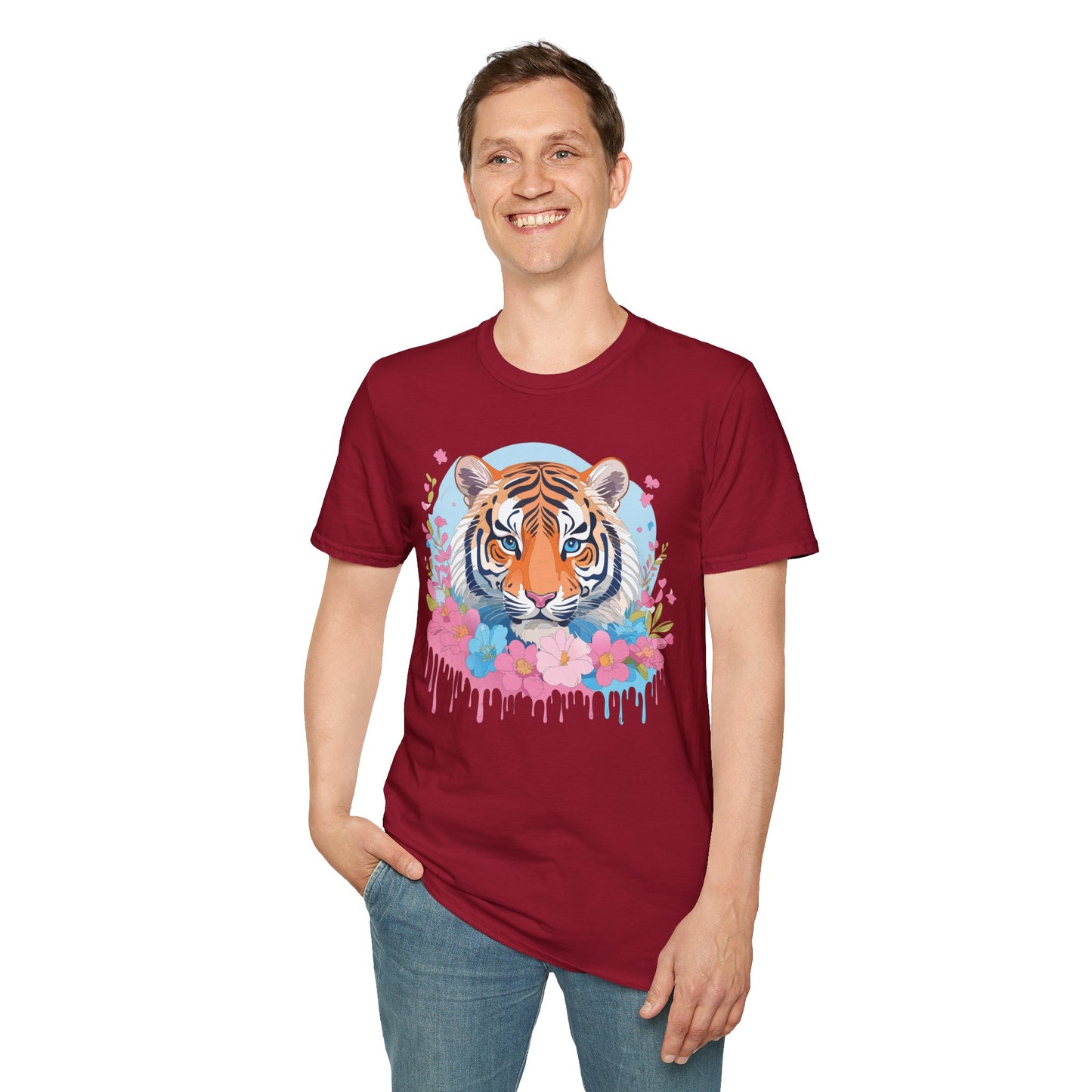 Tiger Shirt, Shirt with Tiger, Animal Tee, Shirt with Animals